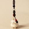 Handmade Wooden Lamb ornaments Animal Keyring Decorative For key Backpacks Gift