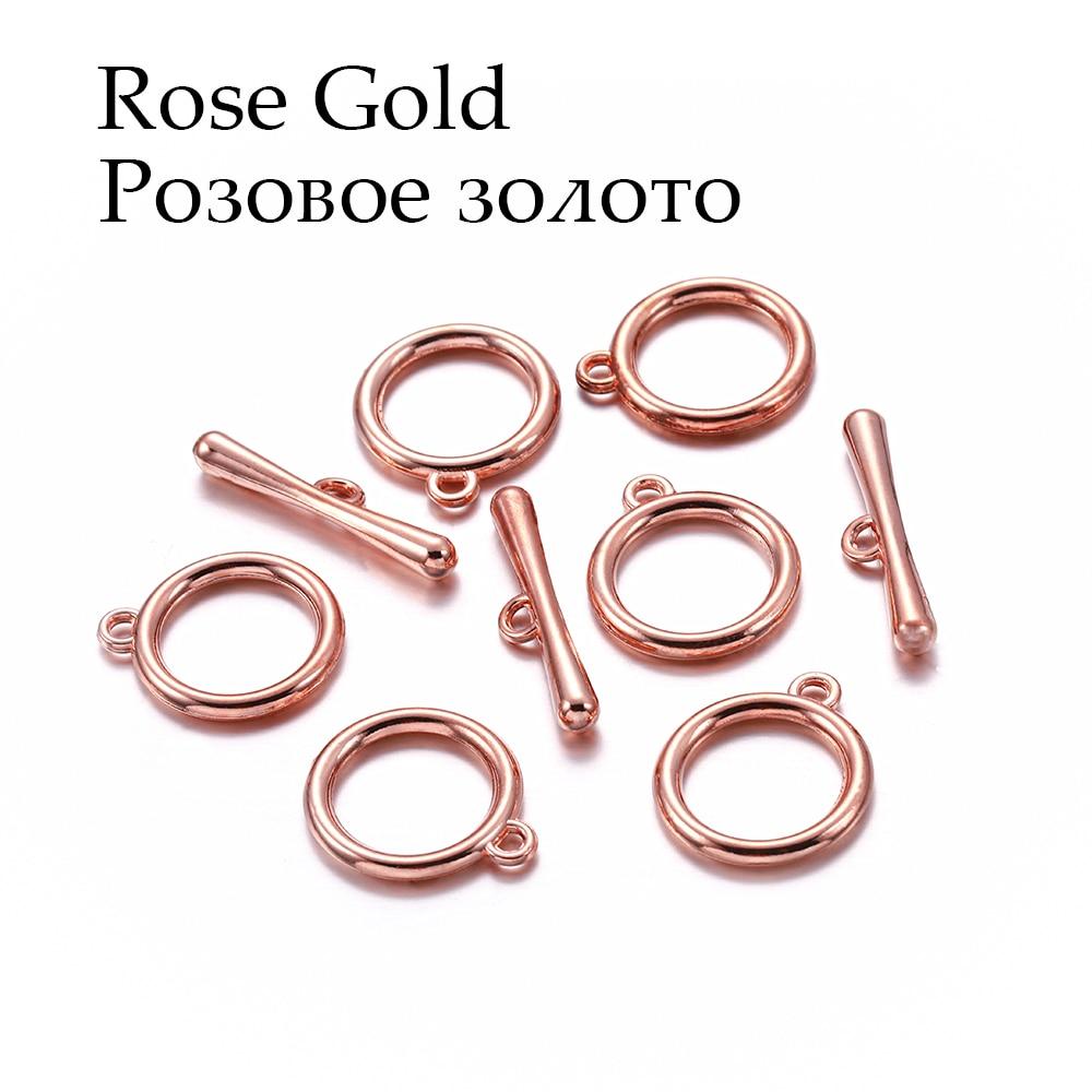 10/20Sets Multicolor Cirkel OT Toggle Sluitingen Haken Connectoren Voor DIY Sieraden Maken Bevindingen Accessoires Benodigdheden Armband