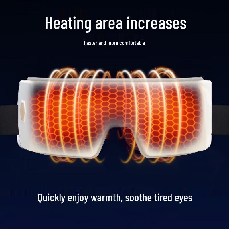 Hezheng Smart Eye Massager with Heat and Bluetooth