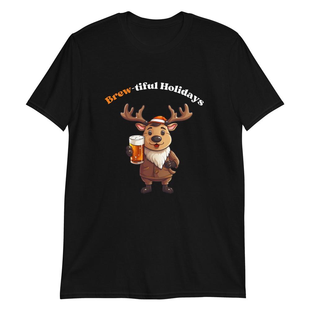Brew-tiful Beer Holidays Reindeer T-Shirt