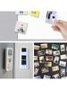 200Pieces Thick Black Multifunction Soft Magnet Foil With Self Adhesive Rubber Magnets For Refrigerator Decoration, Best Quality