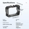 Quick Release Protective Frame for Insta360 Go Ultra Action Camera Accessories
