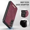 For Samsung Galaxy S23 FE Magnetic Case CASEME ME80 Series Leather PC TPU Phone Cover with Detachable Wallet