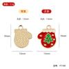 YT zinc alloy oil dripping small pendant, bracelet pendant, Christmas zinc alloy small size pendant