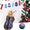 Gefütterte Baumwolljacke für Hunde mit Traktionsschnalle für bequemes Reisen im Winter