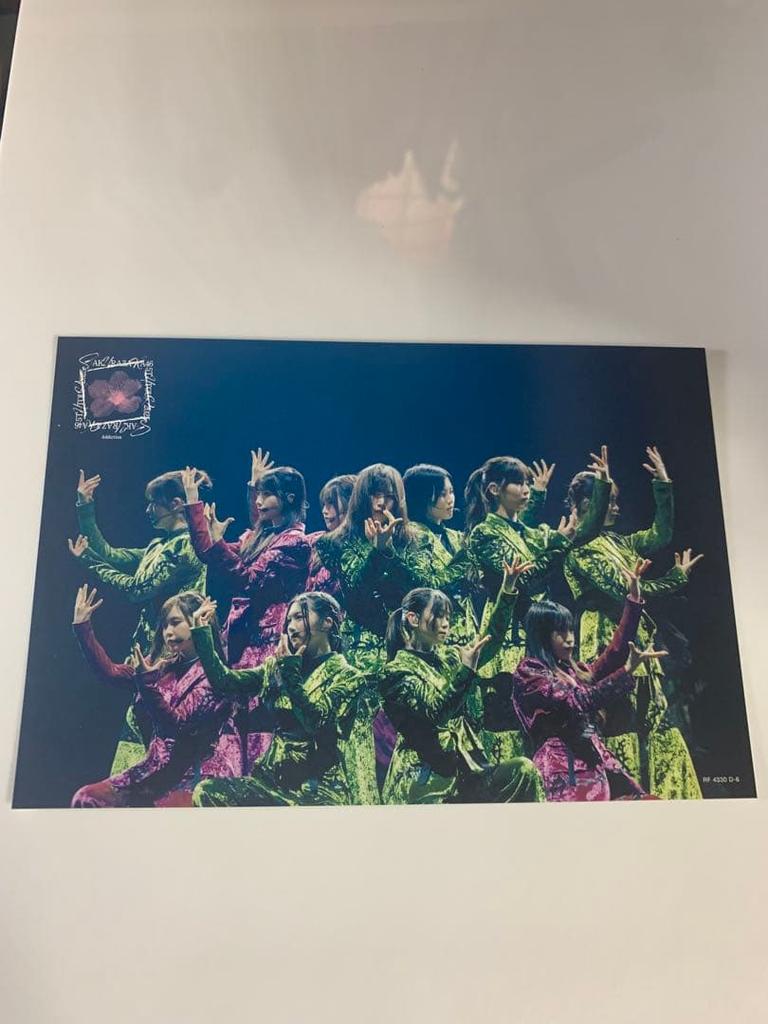 [USED] Sakurazaka46 ADDICTION Limited Edition Bonus Postcards (6 Cards) - Available for Individual Purchase.