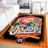 JoJo's Bizarre Adventure: Epic Characters Vibrant Art carpet Living room and bedroom mats printing Christmas gifts Fashion Art