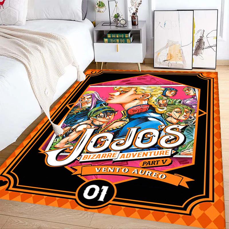 JoJo's Bizarre Adventure: Epic Characters Vibrant Art carpet Living room and bedroom mats printing Christmas gifts Fashion Art