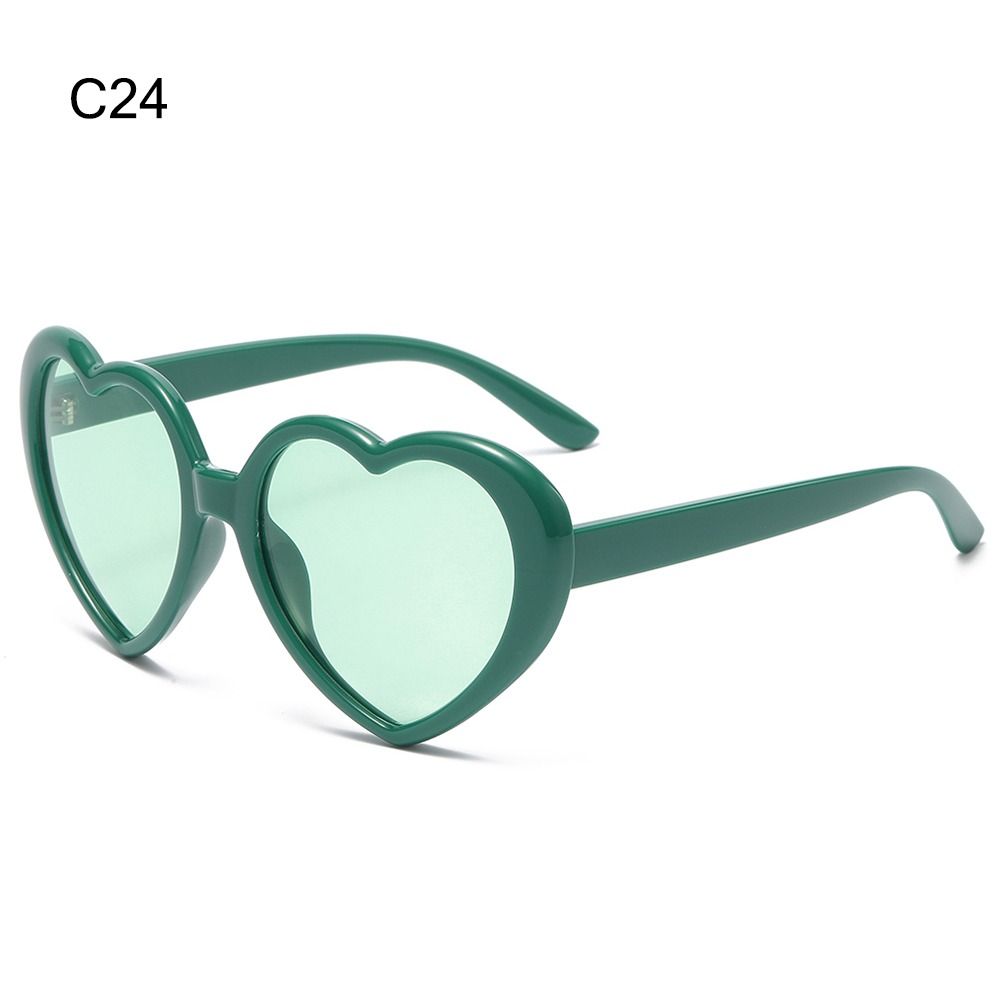 Lunettes de soleil cœur polarisées UV400 Fête Plage Amour Lunettes de soleil en forme de cœur pour femmes