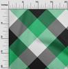 oneOone Cotton Flex Green Fabric Tartan Fabric For Sewing Printed Craft Fabric By The Yard 40 Inch