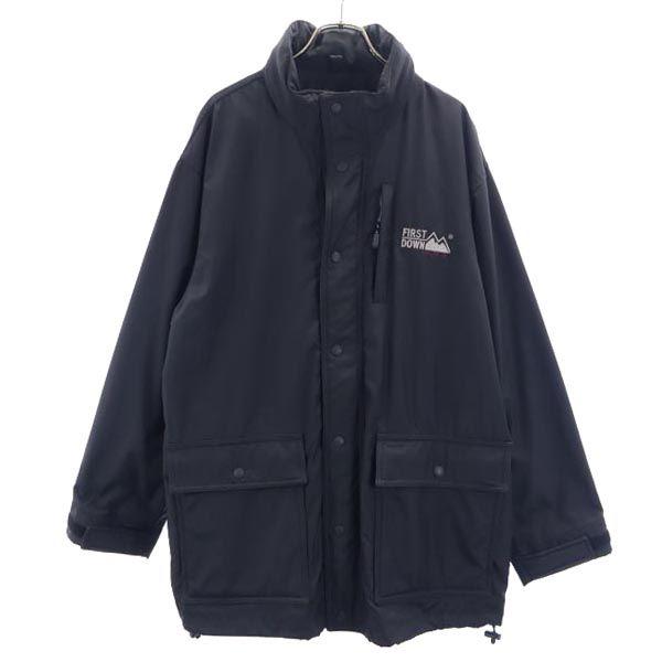 FIRSTDOWN Logo embroidery Mountain parka M black Men's Used