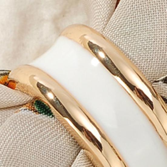 Runder Ölauffang-Schalring Minimalistischer T-Shirt-Krawattenclip Schal Seidenschals Ring Halter für Wickeltücher Verschluss Schiebeschnalle Damenbekleidung Zubehör