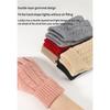 Damen Winterhandschuhe Warme Acrylstrick Reiten Büro Kaltes Wetter Warmer Handschutz Mehrfarbig