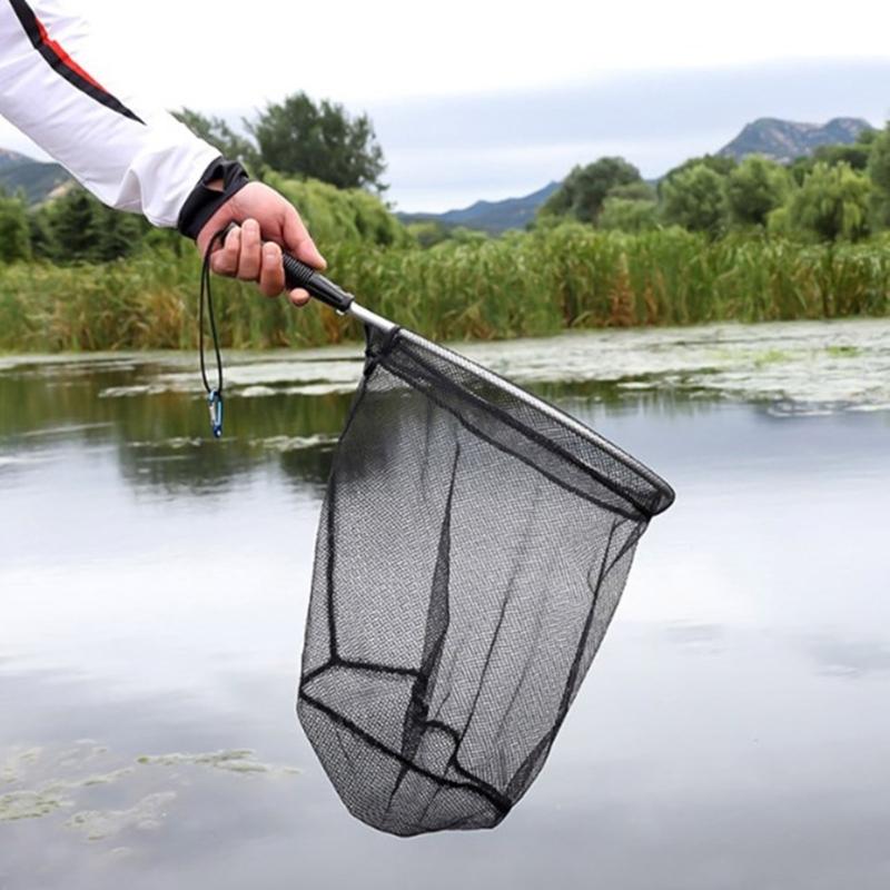 Fishing Net Fishing Tackle Tools for Adult Small Landing Net with Comfortable Grip Handle Fishing Landing Net Portable