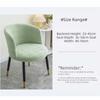 Arc-Shaped Curved Armchair Elastic Dining Chair Slipcover Nordic Chair Cover  For Home Living Room