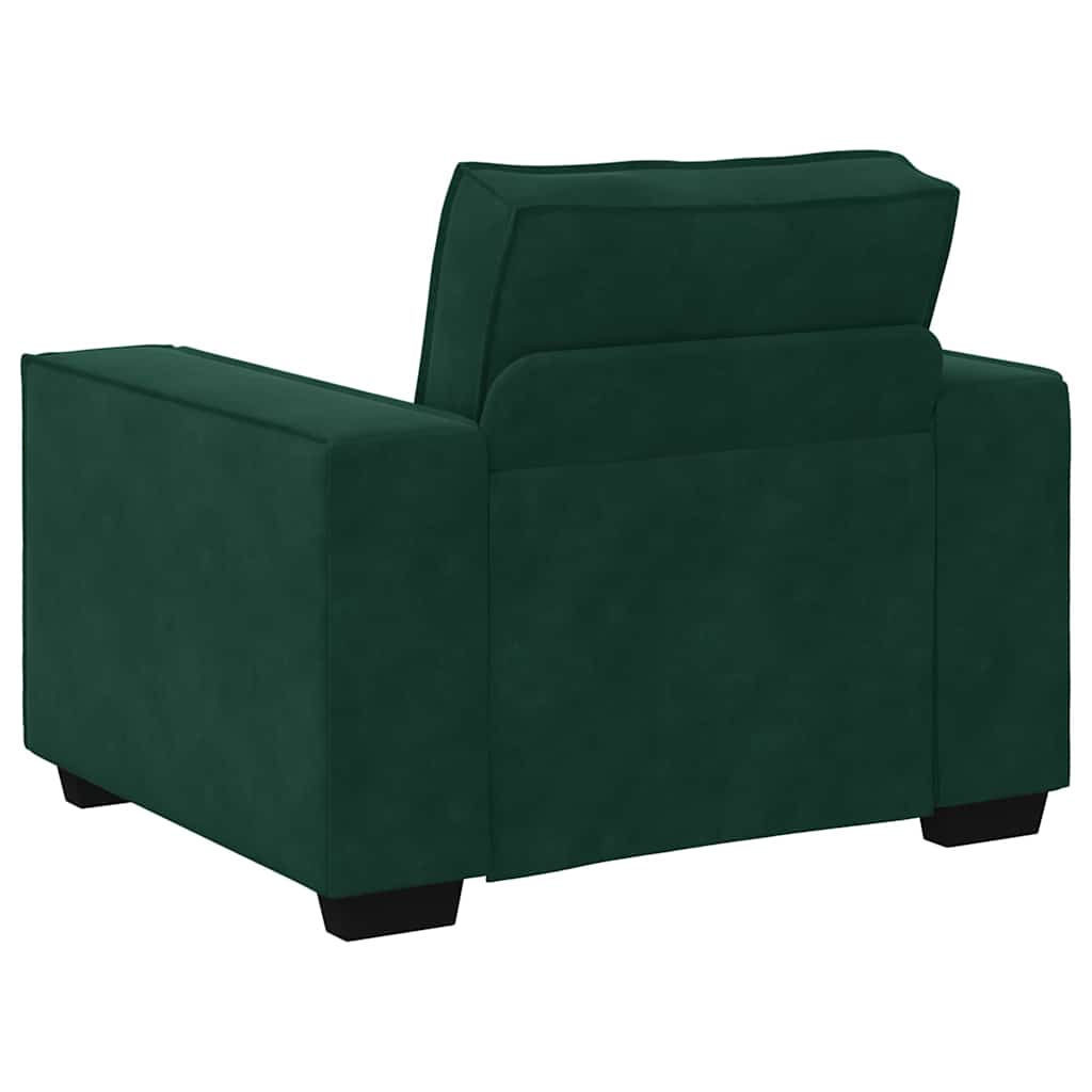 Armchair Dark Green 100x78x84 cm Velvet