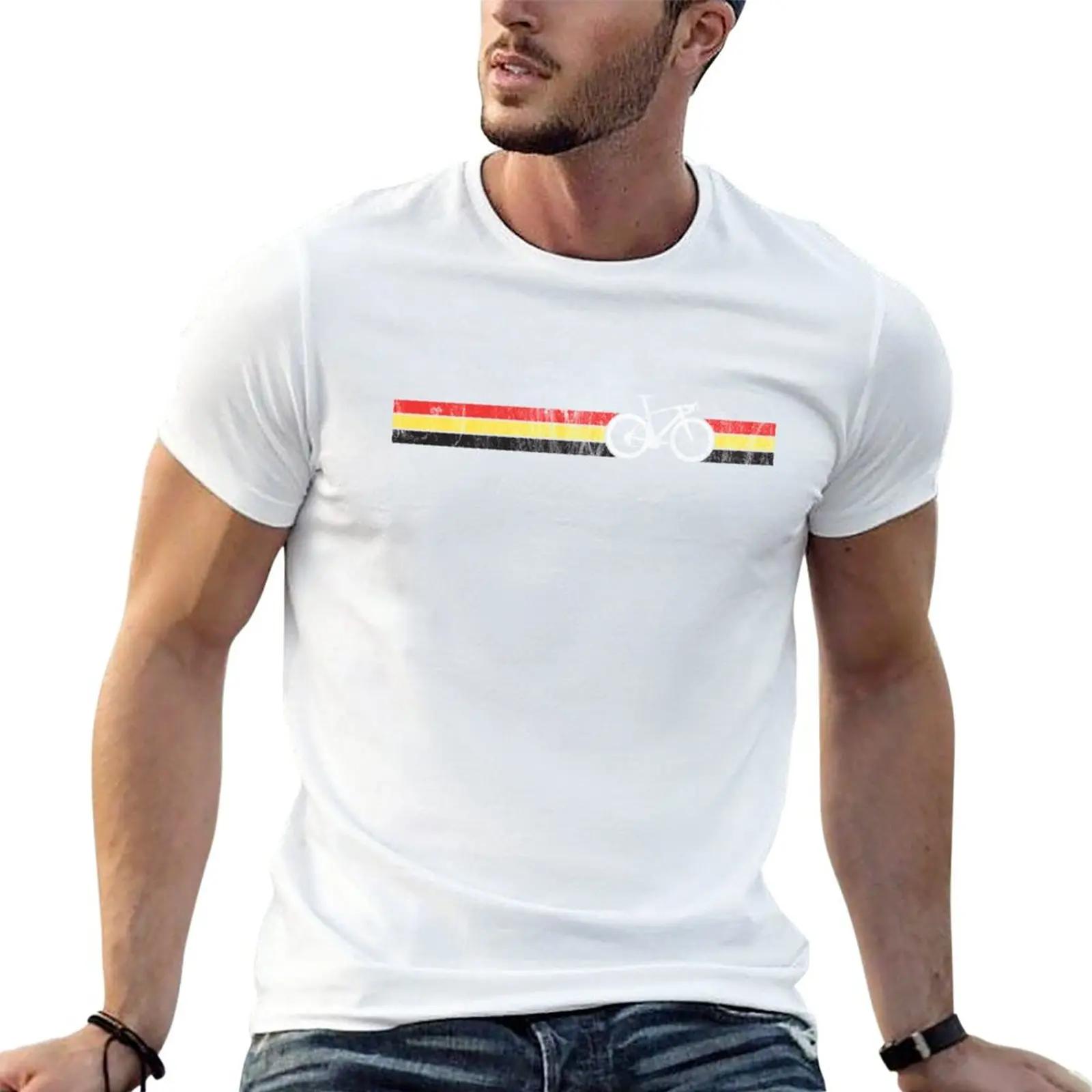 

New Belgian Cyclist Bike Racing Belgium Flag Cycling T-Shirt anime clothes Short t-shirt t shirts for men cotton L