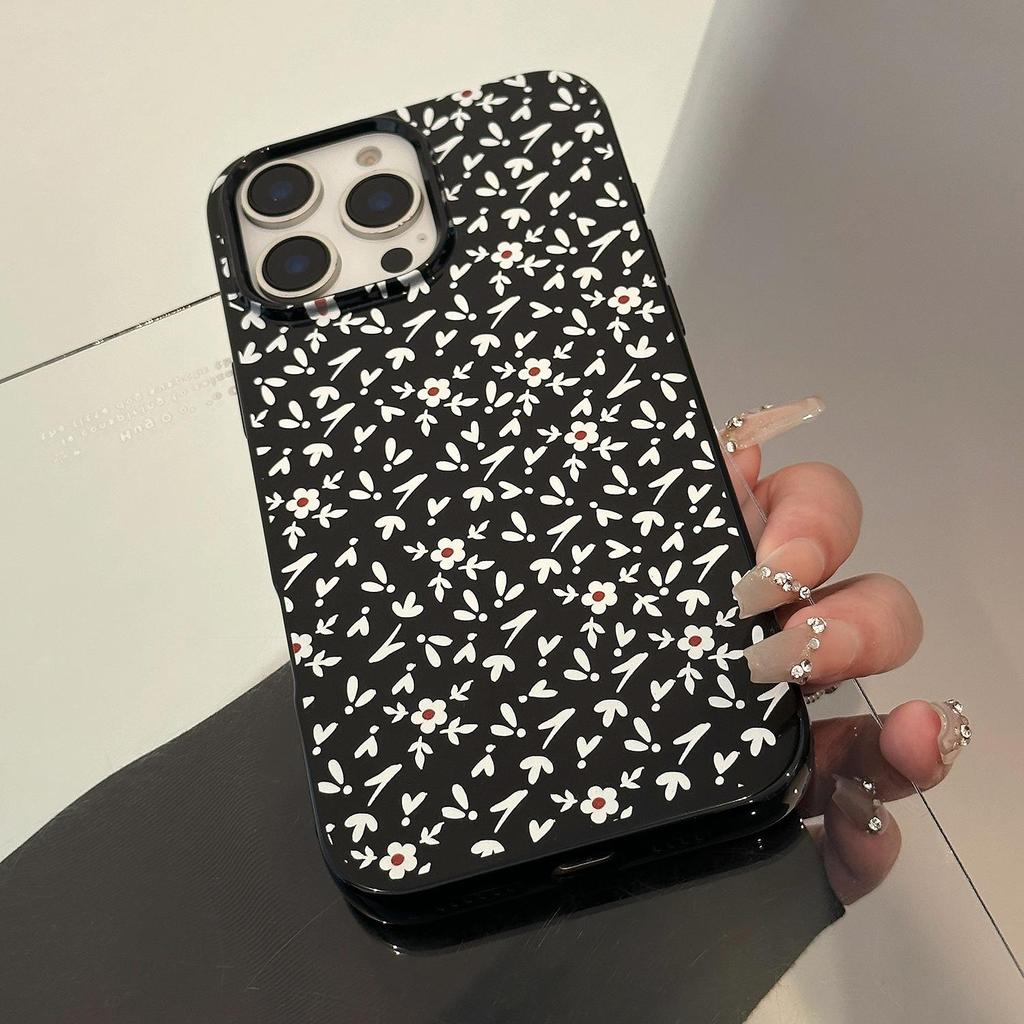 Art Small White Flower Case for iPhone 17 iPhone 17 Pro Max