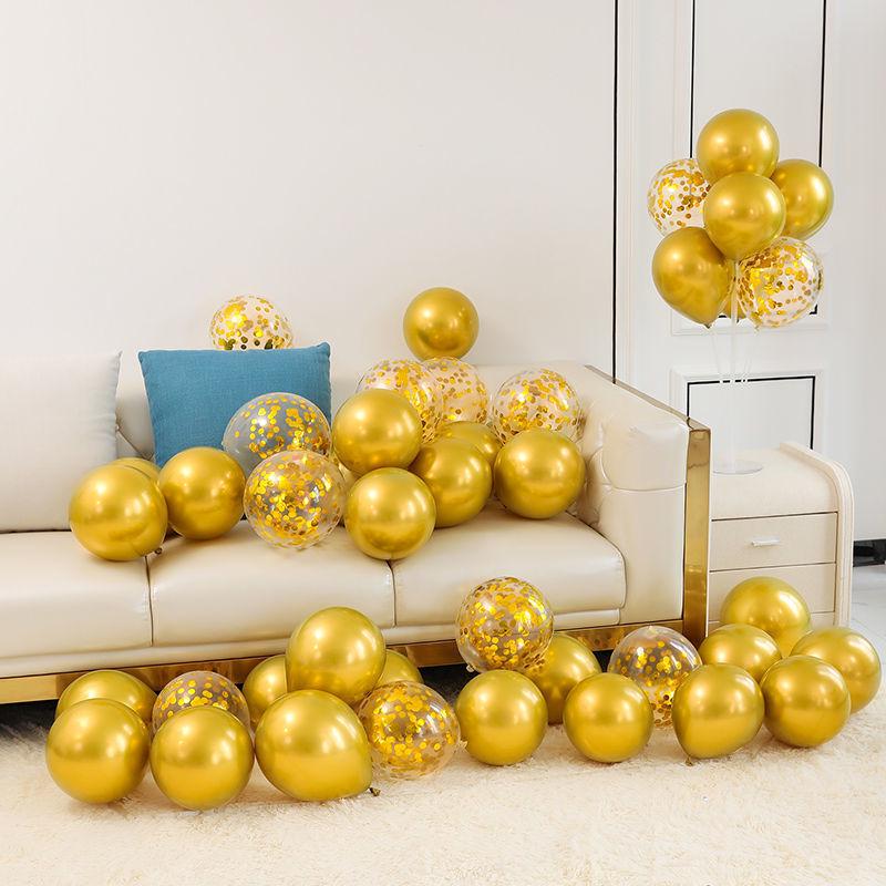 Double-Layer Thickened Red Wedding Balloons for Engagement and Room Decoration