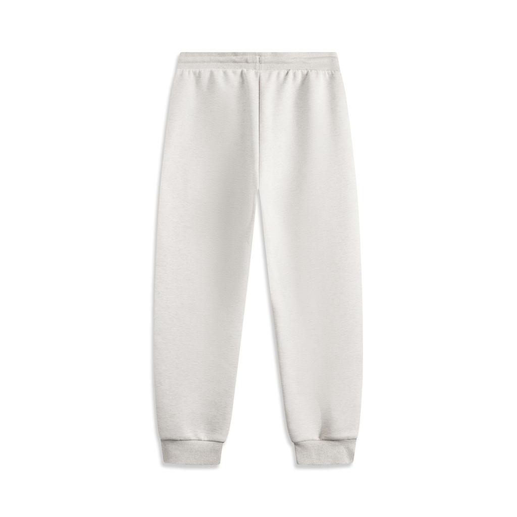 Li Ning Daily Prosperity Series CNY Jahr des Hasen Locker Vielseitig Lässige Kordelzug-Sweathose Herren Unterteile Blume-Grau Kachel-Grau AKLV097-3
