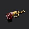 Backpack Hanging Good Luck Dice Keychain Resin Red Dice Pendant  Creative Gift
