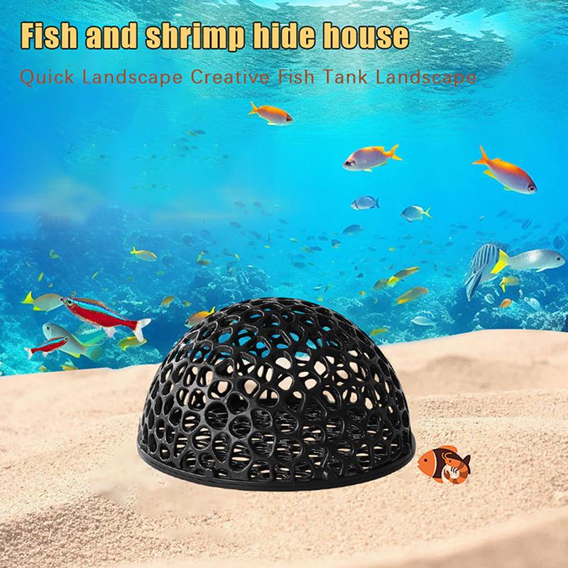 3D Printed Hiding Cave Shelter Ornaments For Small Fish Shrimp To Breed, Play And Rest,Fish Tank Accessories Aqaurium Decoration