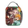 Toilet Bound Hanako Kun Insulated Lunch Bags Portable Reusable Thermal Bag Tote Lunch Box School Travel Girl Boy