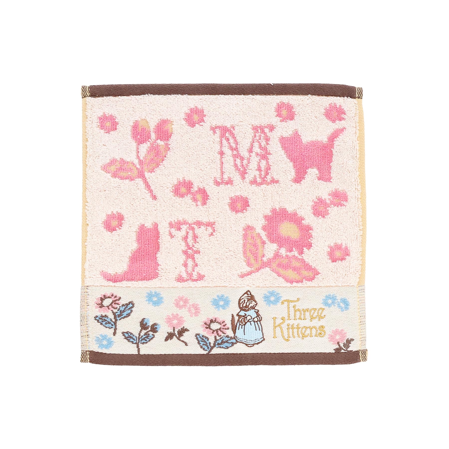 

Marushin Peter Rabbit Royal Kittens Organic Antibacterial and 5605013500 Handkerchief, Cotton, Deodorizing, Embroidered,