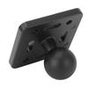 1in Ball Mount Base Universal Aluminum Alloy Ball Mount Plate with AMPS Hole for BRCOVAN B Size 1in Ball Dual Socket Arm
