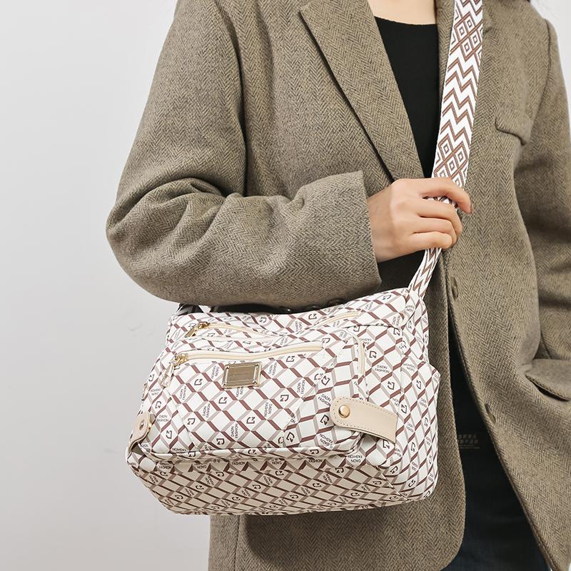 Damen-Umhängetasche mit mehreren Taschen, Muttertasche, große Kapazität, Reise-Umhängetasche