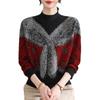 2026 Stylish Warm Winter Sweater for Middle-Aged Women - Half-High Collar Base Layer