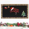 18M Christmas Decoration Border Stickers Holiday Christmas Atmosphere Creative Window Home Decoration Christmas Gift Wrapping