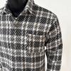 Herren S Locker Geschnittene Karierte Jacke Koreanischer Stil Mode Lässige Oberbekleidung