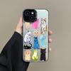 Creative Art Color Cats Laser Phone Case For iPhone 14 13 12 Mini 11 Pro Max 15 16 Pro Max Plus Shockproof Protective Back Cover