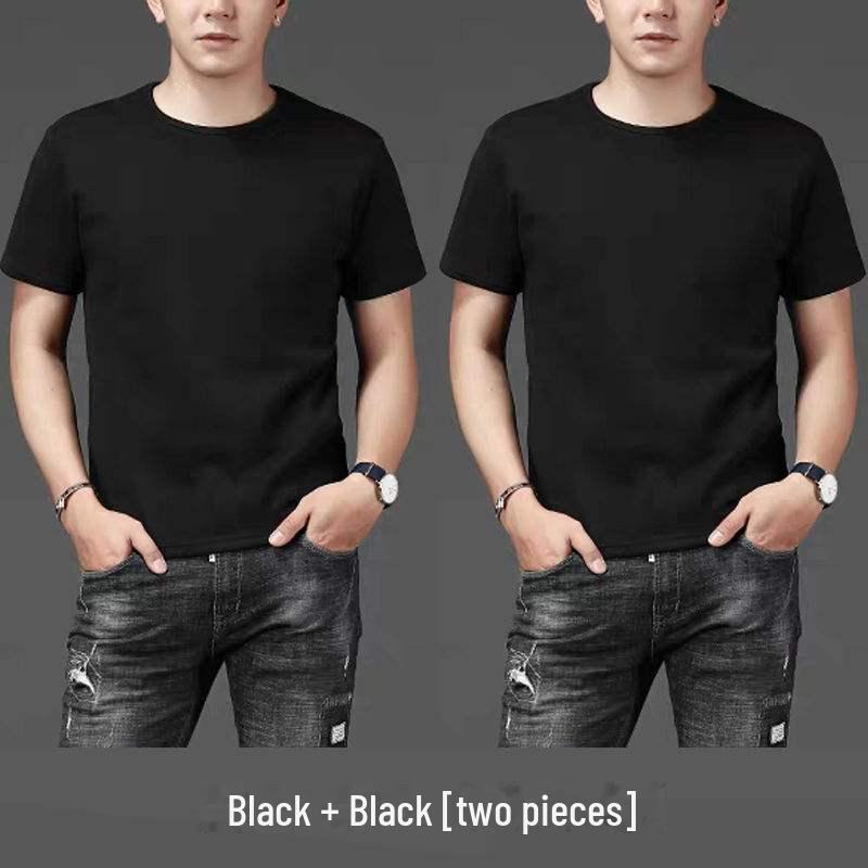 Tricou de fitness de culoare uni pentru bărbați - Disponibil cu mâneci albe, lungi și pe jumătate