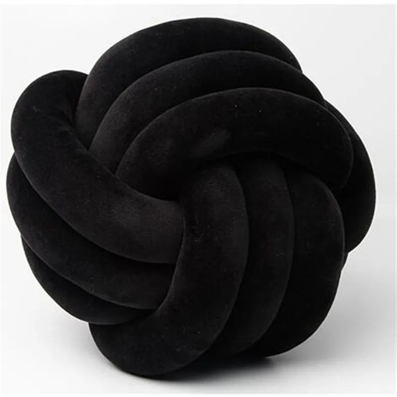 Nordic Stay Striped Cushion Plush Pillow Throw Knot Throw Pillow Cushion Sofa Pillow Living Room Round Ball Cushion