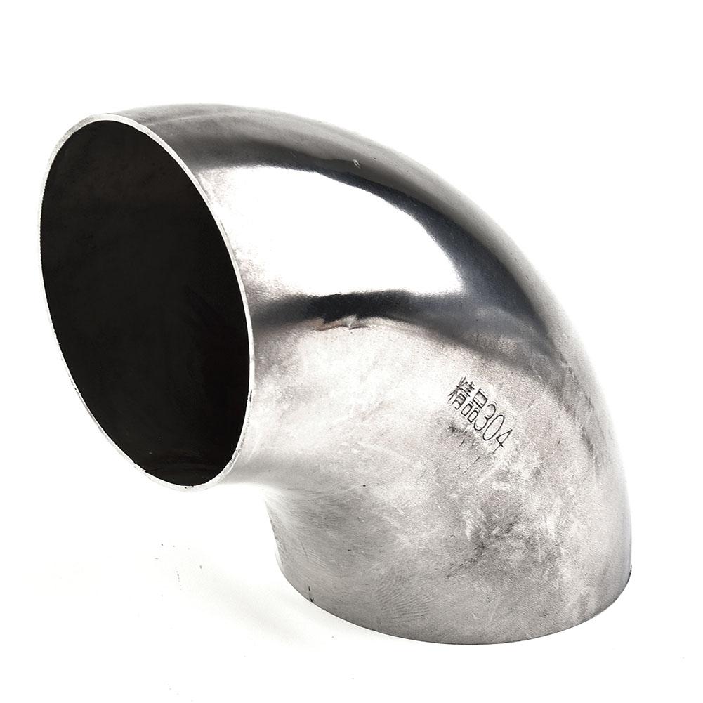 2 Inch/51mm Stainless Steel Exhaust Pipe Weldable Bend Elbow Fittings