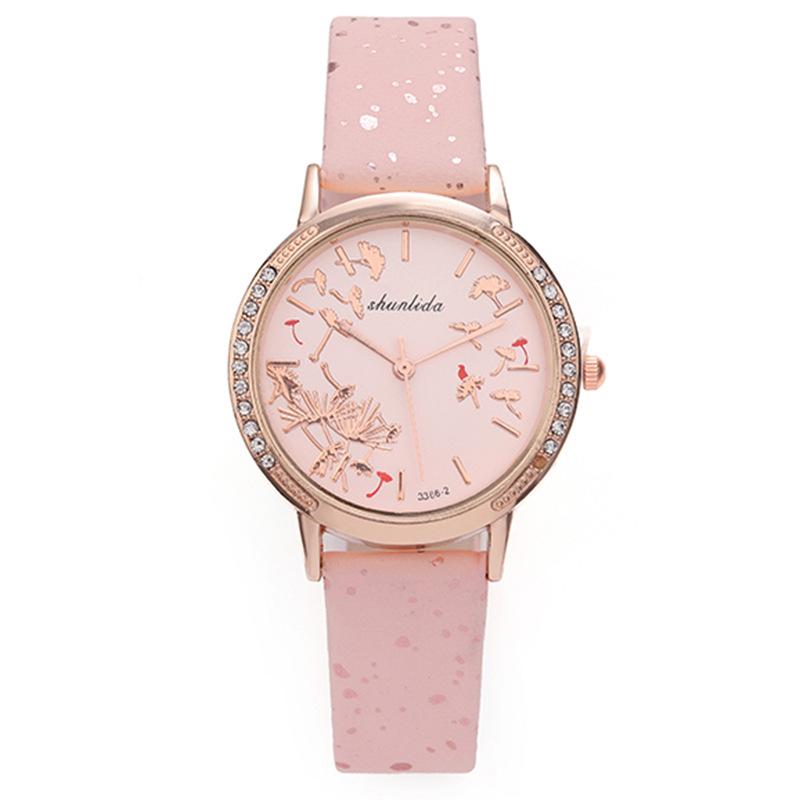 Small Wind Fresh Women'S Watch Korean Fashion Trend Belt Student Quartz Watch Women'S Watch