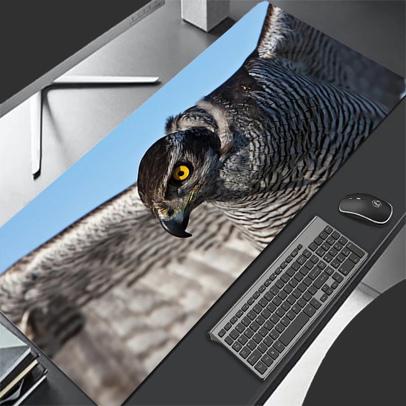 Gaming Mouse Pad Majestic Golden Eagle Office Desk Cushion Computer Accessories Keyboard Table Mat X Mousepad Laptop Cushion