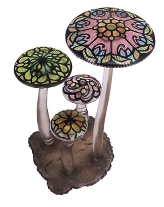 

MIC DIGISM Pre-Pla Dream Museum Dream Mushroom Stained Glass Painted Assembled Plastic Model Kit