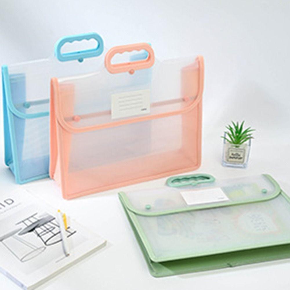 Visible Kids Document Bag Multifunctional File Folder Pouch  School Office Supplies