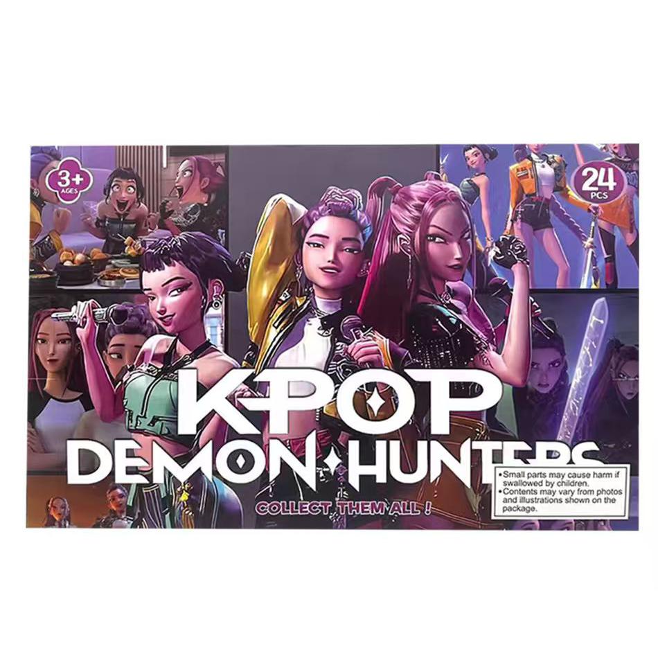 

kawayi Kpop Demon Hunting 24pcs PVC Advent Christmas Calendar Surprise Blind Boxes For Halloween Mystery Box Gifts Toys
