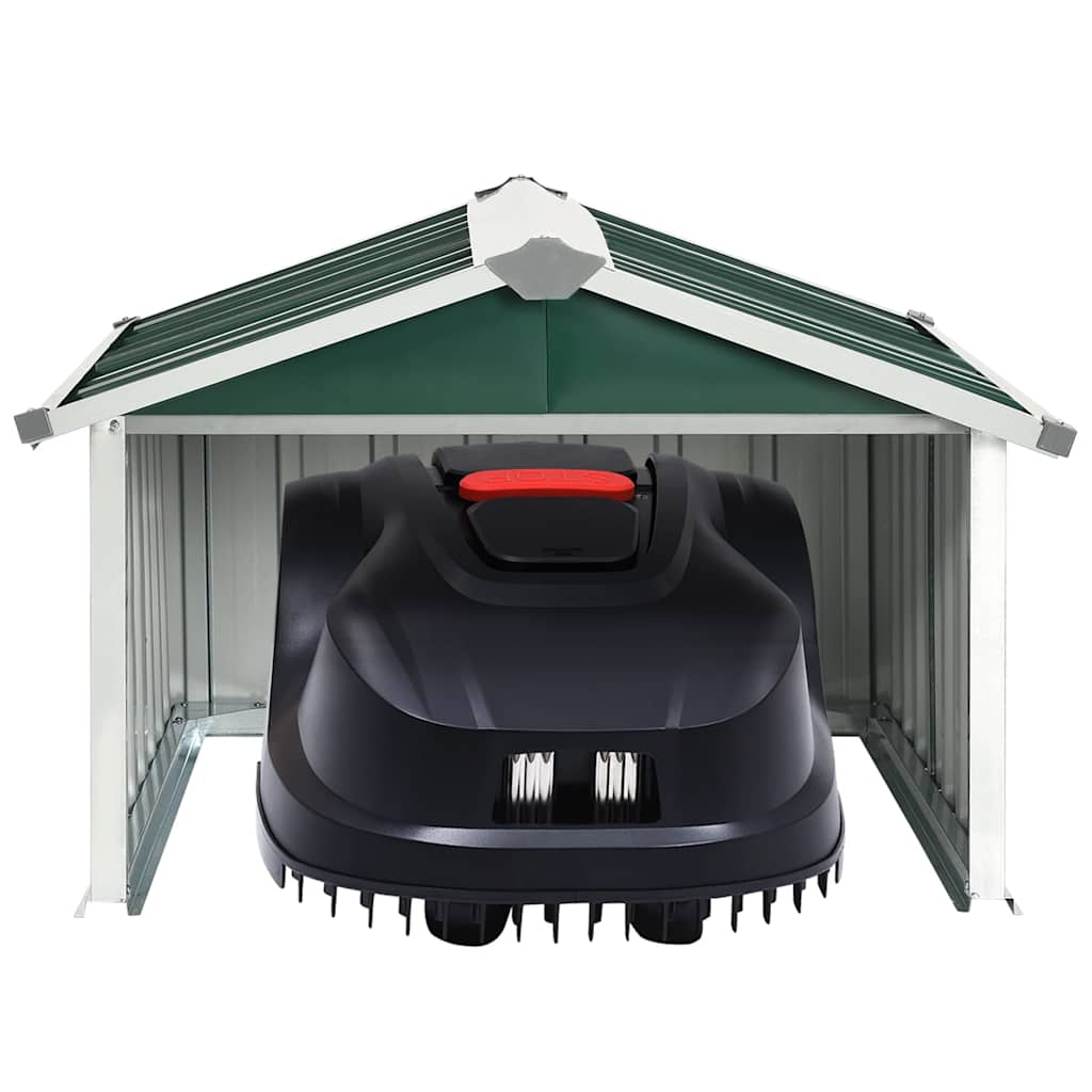 Vidaxl Robot Lawnmower Garage, 92X97X63 Cm, Galvanized Steel
