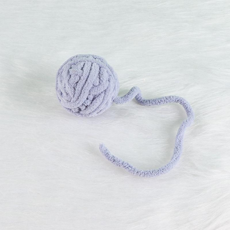 Interactive Sphynx Cat Bell Wool Ball Toy Multicolored Pet Toys for Cats Chinchilla Ragdoll Kitten Garfield mascotas Accessories