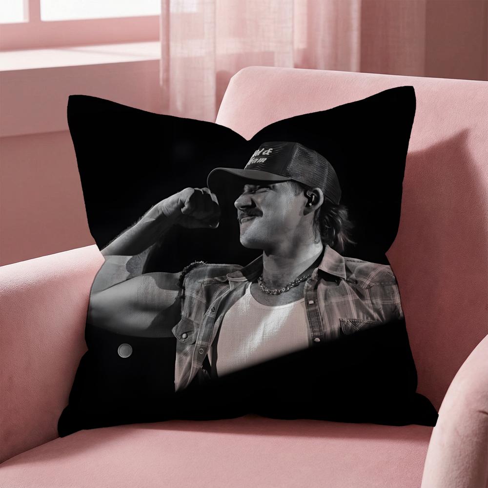 Morgan Wallen Cushion Cover Multi-Scene Pillow Cover for Home & Car - Reversible, Soft & Durable for Daily Use