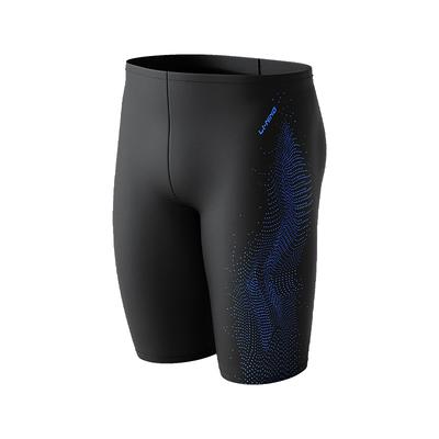Li Ning Polka Dot Print Swim Shorts Men Swimwear Blue Black LNKT957-2
