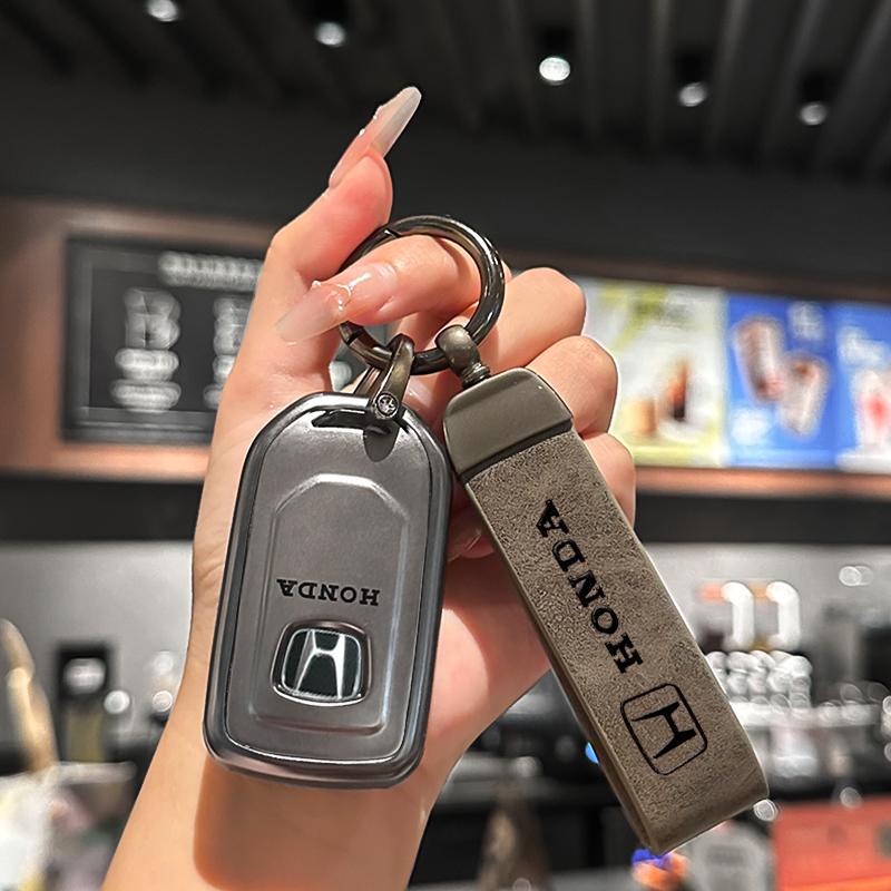 Fashion TPU Car Key Case Cover Protector Holder Shell For Honda Civic Accord Vezel Fit CRV HRV Crz Hrv Polit Jazz Jade Accessory aaa1