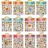 5/20PCS Tung Tung Sahur Italian Brainrot Animals Bubble Stickers DIY Notebook Phone Guitar Cartoon 3D Puffy Sticker Playthings GiftsAA