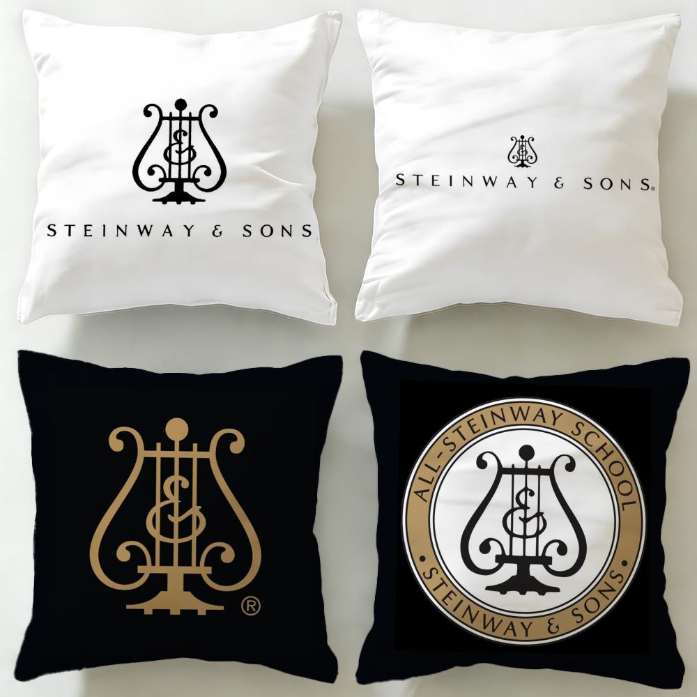 Trendy Ssteinway Sonsed Cushion Cover Soft EasyWash Pillow Case Versatile for Couch Bed Travel and Office