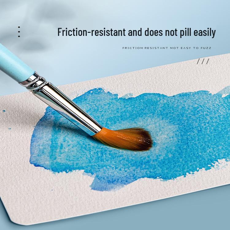 300g Watercolor Postcard Paper - Thick, Medium Rough Texture, Wood Pulp, Square, Blank Cardstock for Painting and Drawing